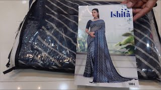 Leheriya Chiffon Saree  chiffon saree [upl. by Dionne]