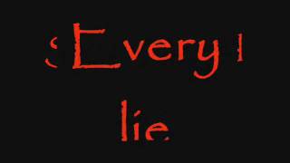 Every Lie By My Darkest Days Lyrics [upl. by Ong584]