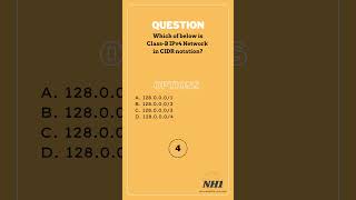 MCQ160  Which of below is ClassB IPv4 Network in CIDR Notation [upl. by Odine]