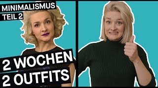 Minimalismus im Kleiderschrank Zwei Outfits für zwei Wochen Teil 2  PULS Reportage [upl. by Akelahs]