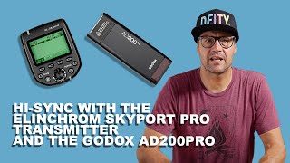 ELSkyport Pro and Hi Sync with the Godox AD200Pro [upl. by Anhaj]