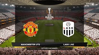 LASK vs Manchester United  Europa League 2020 Gameplay [upl. by Akehsat]