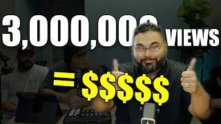 How much does YouTube pay  ft Reyes the entrepreneur PODCAST EP1 2024 [upl. by Hardy]