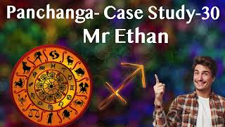 Panchanga Case Study30 Mr Ethan Sagittarius Rising [upl. by Attemaj445]