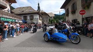 Harley days Morzine 2024 parade [upl. by Laehcym]