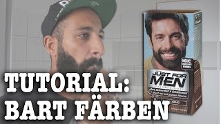 Bart färben oder tönen  Graue Barthaare abdecken  HowTo by BARTMANN [upl. by Goulder]