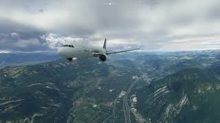 Microsoft Flight Simulator 2020 World Tour 6  Bolzano to Venice A320 Manual Landing [upl. by Shiverick305]