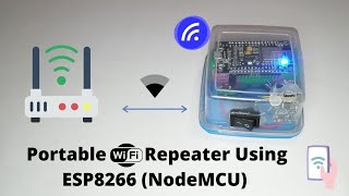 Portable WiFi Repeater using NodeMCU  ESP8266 WiFi NAT Router [upl. by Drucy141]