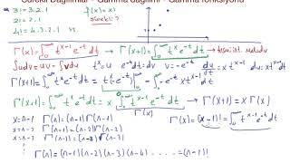 41 Olasılık  Sürekli dağılımlar  Gamma dağılımı  Gamma fonksiyonu [upl. by Assyli393]