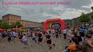 德國路跑 BAUHAUS FIRMENLAUF MANNHEIM 20240620 [upl. by Rucker167]