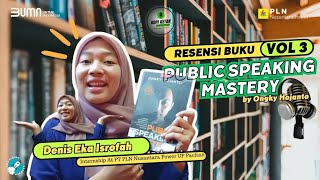 Batik Daku  Resensi Buku Public Speaking Mastery [upl. by Nehtiek986]