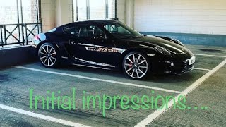 Porsche Cayman 981 s … initial impressions [upl. by Gnod]