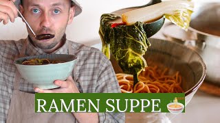 JAPANISCHE RAMEN SUPPE selber machen I einfach lecker I Max Bundaberg 🍜 [upl. by Akirej]