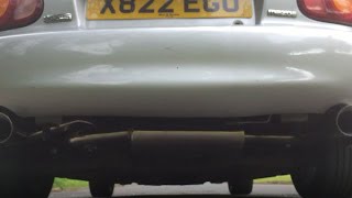 MX5 NB Cobalt Dual Exhaust [upl. by Drahnreb]