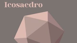 Icosaedro área volumen y perímetro [upl. by Yauqram]