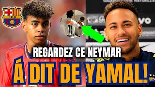 💙❤️Neymar Brise le Silence  Ses Mots Surprenants sur Lamine Yamal actualité du barça fc barcelone [upl. by Tiff559]