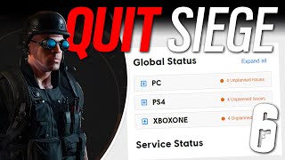 Quit Siege Now  6News  Rainbow Six Siege [upl. by Shelia]