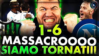 💥SIAMO TORNAAATIIIIIII💥 REACTION SASSUOLO vs NAPOLI 16💙 [upl. by Mobley]