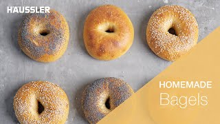 Hausgemachte Bagels – Gesund ins Neue Jahr starten  Häussler [upl. by Suirred793]