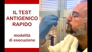 Il Test Antigenico Rapido Modalità di esecuzione passo dopo passo [upl. by Naves379]