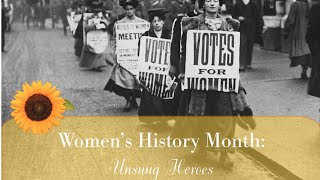 Unsung Heroes of The Women’s Suffrage [upl. by Rramal]