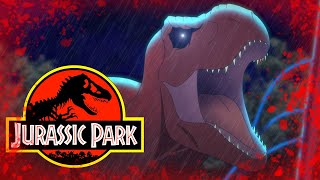 Michael Crichtons Jurassic Park ANIMATED  The Main Road Feat TheDinoFax [upl. by Atiragram]