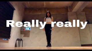 Really really  WINNER 안무 cover dance  HEXXY [upl. by Lucias]