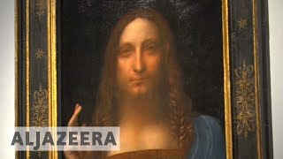 Leonardo da Vinci artwork makes auction history at Christies [upl. by Alra]