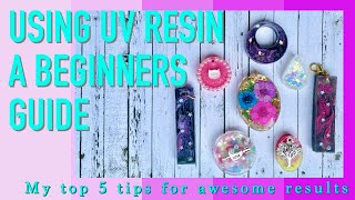 Using UV Resin A beginners Guide  Top 5 tips [upl. by Ninette]