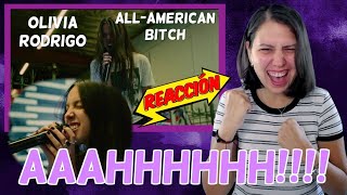 REACCIÓN a Olivia Rodrigo  all american bitch live from rehearsal [upl. by Quenby]