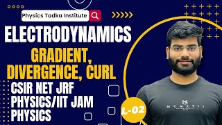 electromagnetic theory gradient divergencecurl csir net physical science iit jam physics [upl. by Eetsim849]