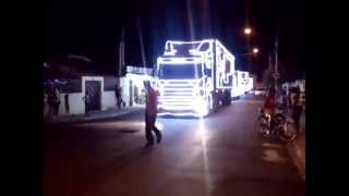 Caravana de Natal CocaCola  Porto FelizSP  07122014 [upl. by Rankin310]