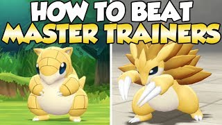 How To Beat Sandshrew amp Sandslash Master Trainers Guide [upl. by Fonda149]