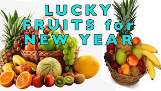 LUCKY FRUITS FOR NEW YEAR 2023  GOOD LUCK fruits for new year [upl. by Enajyram83]