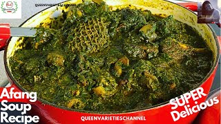 Afang Soup RecipeBest Nigerian Afang SoupCalabar Style Afang SoupStep by Step Guide For Beginners [upl. by Ario]