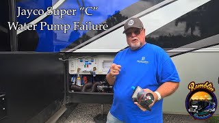 2022 Jayco Super quotCquot Water Pump Replacement [upl. by Christye]