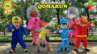 ONDEL ONDEL DAN BADUT SHOLAWATAN  SHOLAWAT QOMARUN  LIRIK  ONDEL ONDEL BETAWI JOGET RAME RAME [upl. by Haddad]