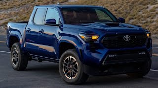 2024 Toyota Tacoma TRD Sport Blue Crush Metallic  Driving Exterior and Interior [upl. by Sorensen]