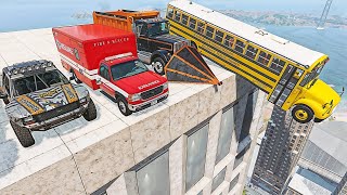 Cars vs skyscrapers  BeamNG drive [upl. by Nnaeirrac96]