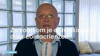 Zo voorkom je ernstige ontstekingen door contactlenzen  RTL NIEUWS [upl. by Had621]