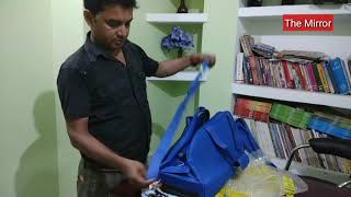 safari duffle strolly bag 55 Litre unboxing [upl. by Tiraj633]