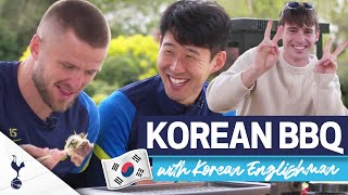 HeungMin Son amp Korean Englishman cook Eric Dier Korean BBQ and he LOVES IT [upl. by Leummas]