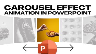 How to Create Carousel Effect Animation in PowerPoint using Morph Transition  StepbyStep Tutorial [upl. by Niwdog]