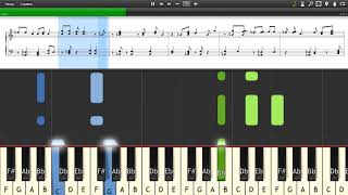 Rudimental  Feel The Love ft John Newman  Piano tutorial and cover Sheets  MIDI [upl. by Styles]