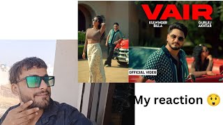 Reaction 👑 VAIR Full Video  Kulwinder Billa  Gurlej Akhtar  Nabjot  sagarg285 [upl. by Yssenhguahs]