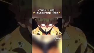 Tiktok krazystarr Zenitsu Using Thunderclap Flash ⚡️ [upl. by Cassiani]