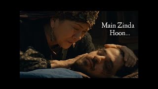 Main Zinda Hoon Song  Dirilis Ertugrul l Suleyman Alp Death scene l Very Emotional scene 😢 [upl. by Alehcim70]