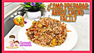 Como hacer Arroz Frito Arroz Chino [upl. by Ennaej]