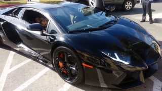 Lamborghini Aventador walkaround   Cars and Coffee  San Antonio Tx [upl. by Gavin]