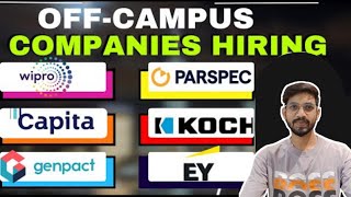 Wipro Genpact EY Smartbear OFF Campus Hiring For 2025 2024 2023 2022 Batch  Fresher Jobs [upl. by Aral]